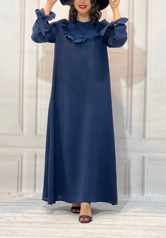 مانتو عبایی زنانه رنگ کرم