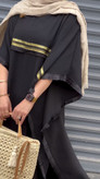 کفتان عبایی ابروبادی زنانه بیگ سایز