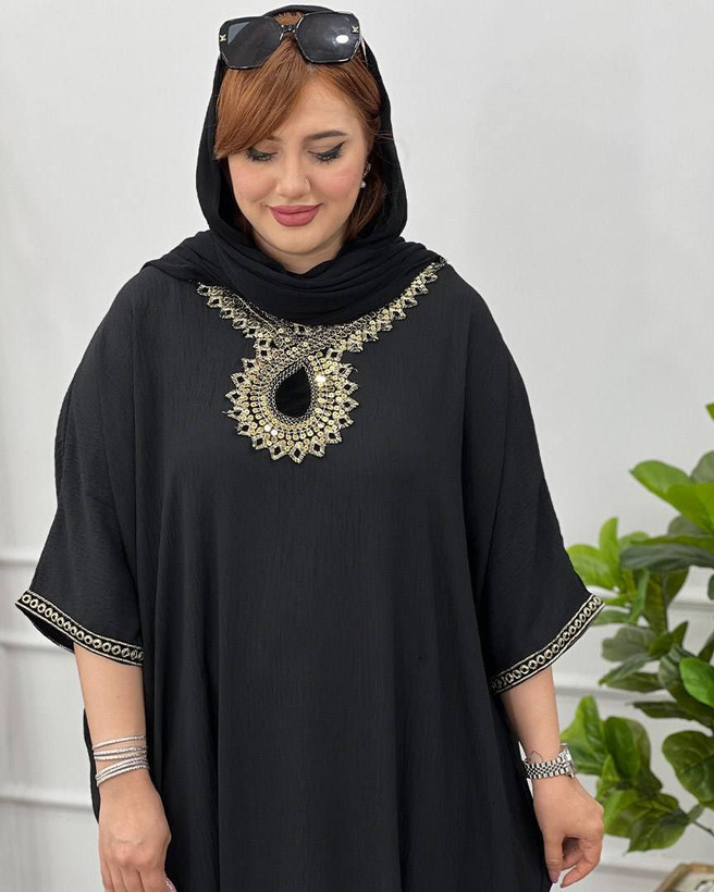 کفتان بلند ابروبادی زنانه بیگ سایز