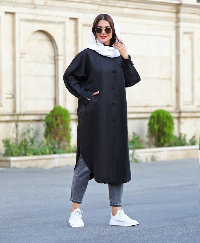 مانتو دانشجویی دخترانه