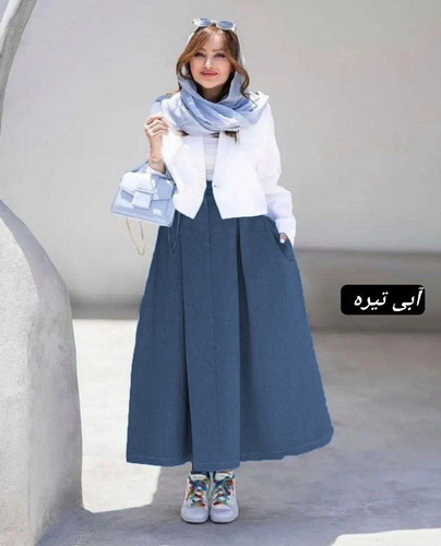 کت دامن دخترانه مازراتی جین تنسل فری سایز