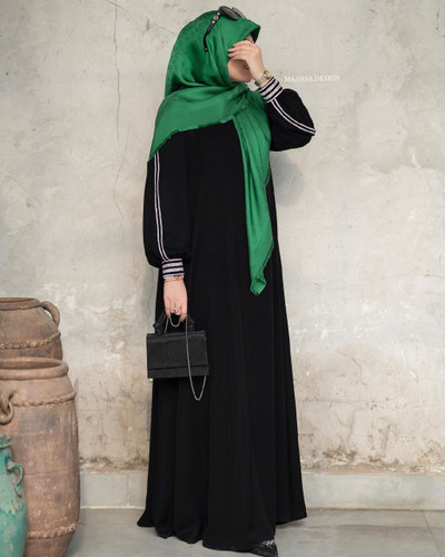 مانتو عبایی بلند مازراتی سایز38تا50