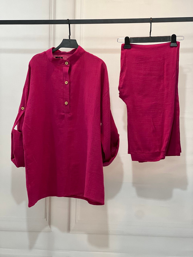 مانتو شلوار نخی زنانه