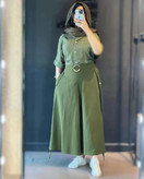 شومیزشلوار زنانه جنس بابوس و لنین سایزبندی 38تا48
