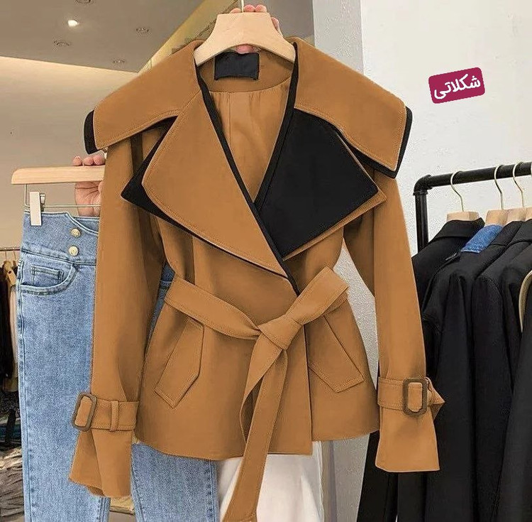 خرید مانتو بارونی زنانه شیک