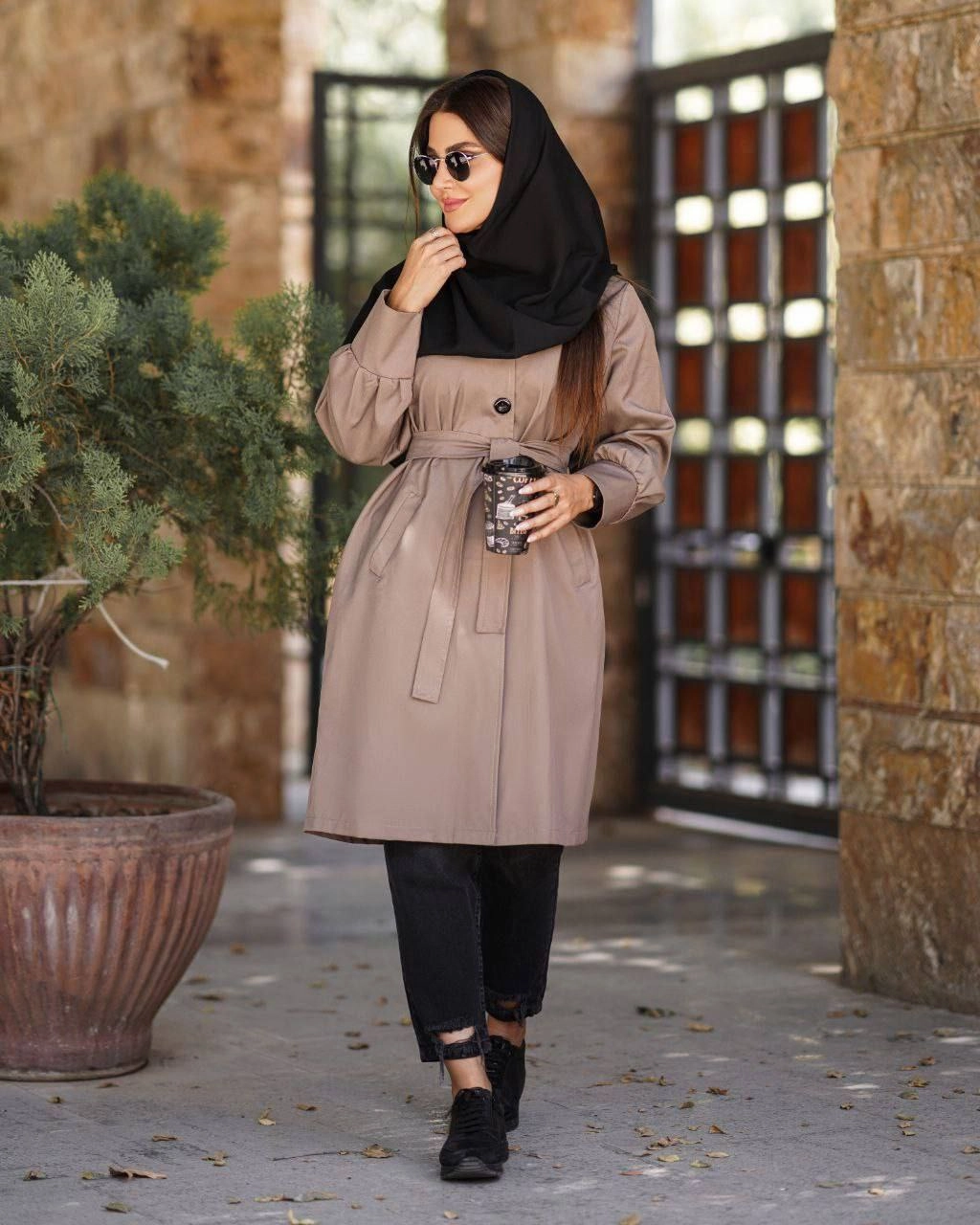 مانتو دانشجویی دخترانه