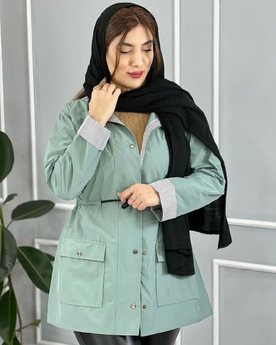 بارونی دخترانه مدل رنگین کمان جنس تی سی سایزبندی فیری سایز38تا46