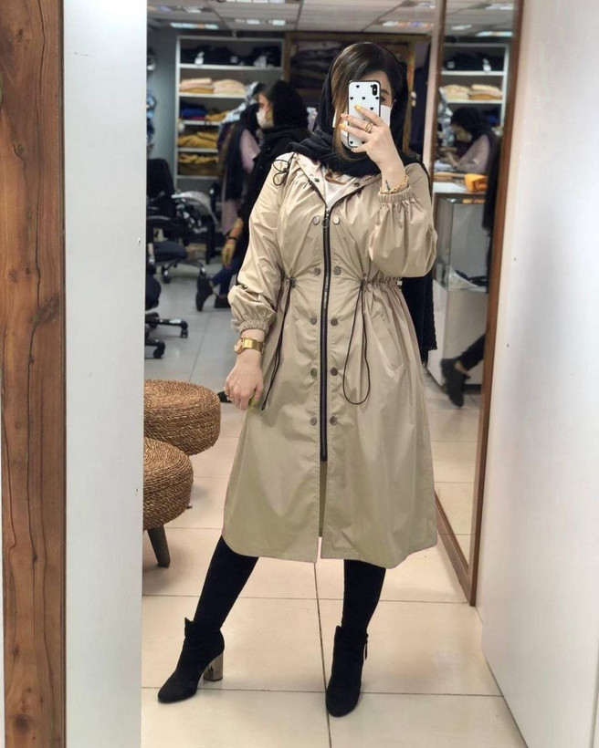 خرید بارونی ضد اب دخترانه