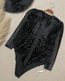 بادی مخمل نگین کاری