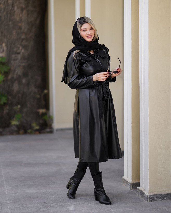 خرید پالتو زنانه چرم باکیفیت