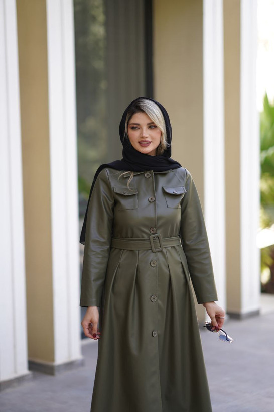 خرید پالتو چرم شیک