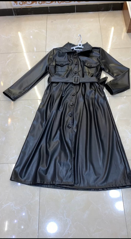 پالتو چرم دخترانه شیک