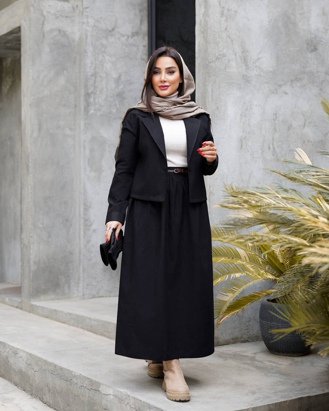 انواع کت دامن پاییزه دخترانه