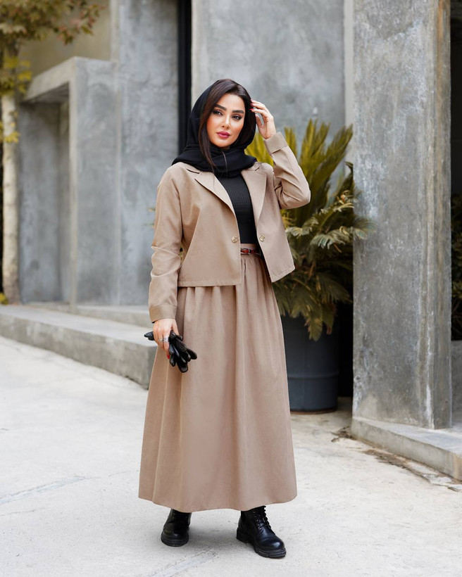 لباس پاییزه دخترانه ضخیم