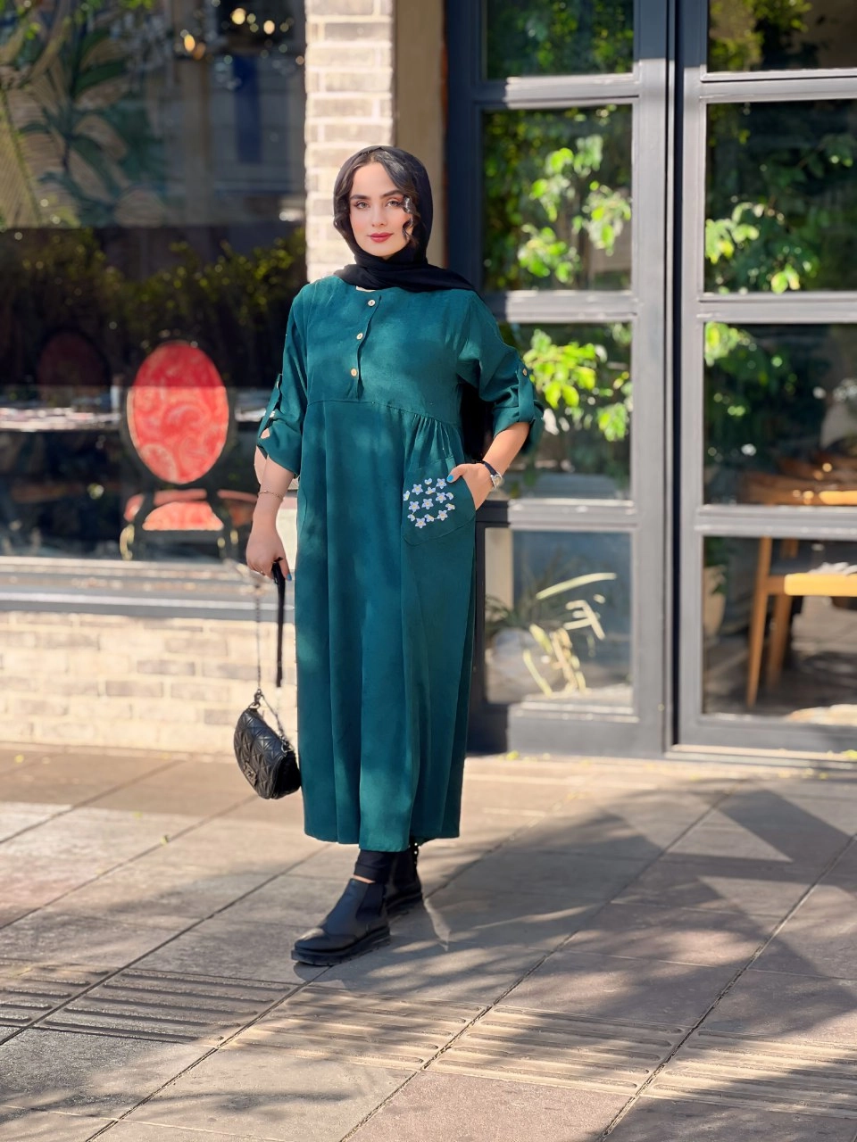 خرید و قیمت مانتو عبایی دخترانه