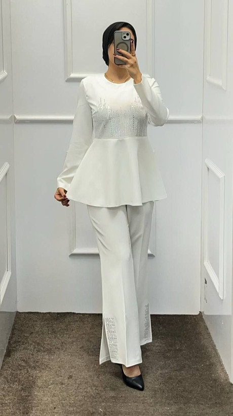 شومیز شلوار دخترانه کار شده