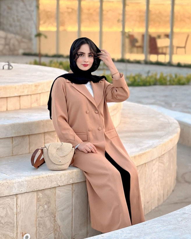 خرید مانتو کتی بلند دخترانه