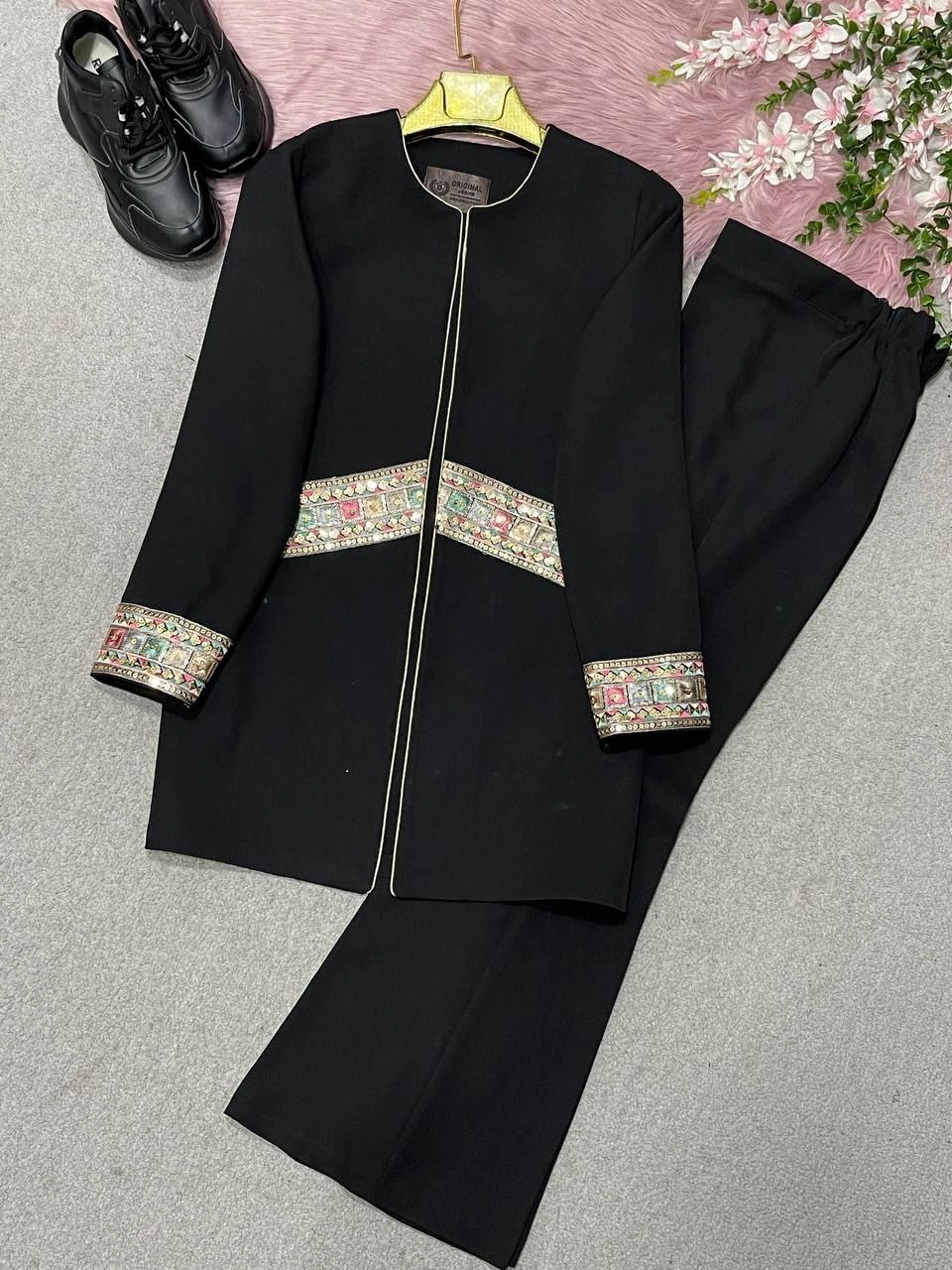 خرید کت شلوار زنانه جنس مازراتی