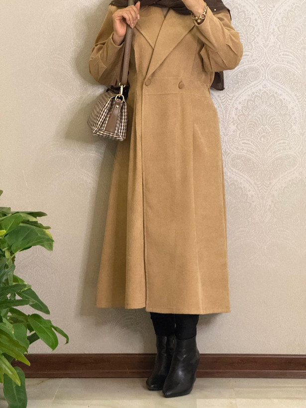 مانتو پاییزه بلند زنانه