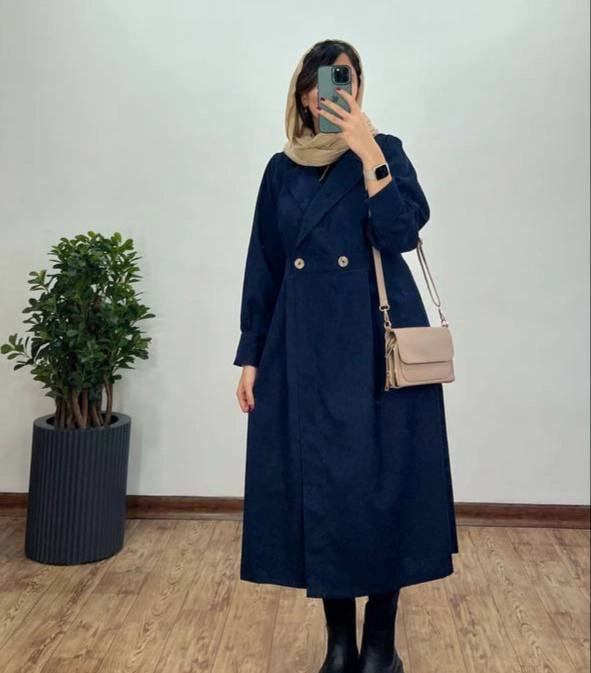 خرید مانتو بلند زنانه پاییزه