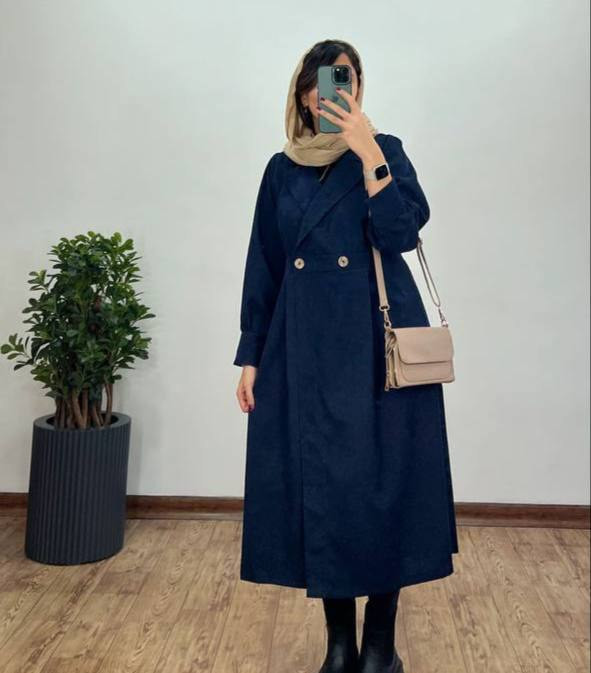 خرید مانتو بلند زنانه پاییزه