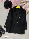 پالتو کتی یقه انگلیسی فوتر زنانه جنس فوتر سایزبندی فری سایز38تا46