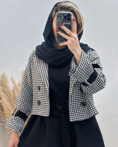 ست کت سارافون زنانه مدل نهال جنس پیردوپل وکتان پلاس سایزبندی 38تا46