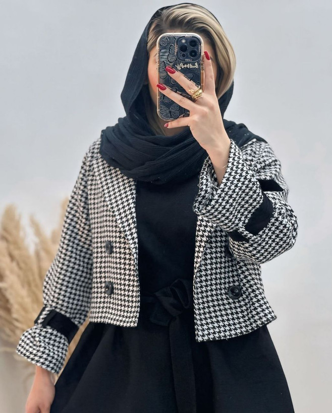 ست کت سارافون زنانه مدل نهال جنس پیردوپل وکتان پلاس سایزبندی 38تا46