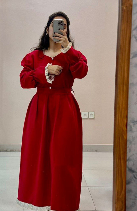 لباس عروسکی بلند زنانه