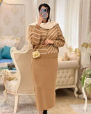 کت دامن بافت زنانه