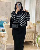 کت دامن بافت دخترانه