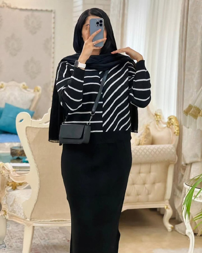 کت دامن بافت دخترانه