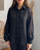 شومیز مجلسی زنانه رنگ مشکی