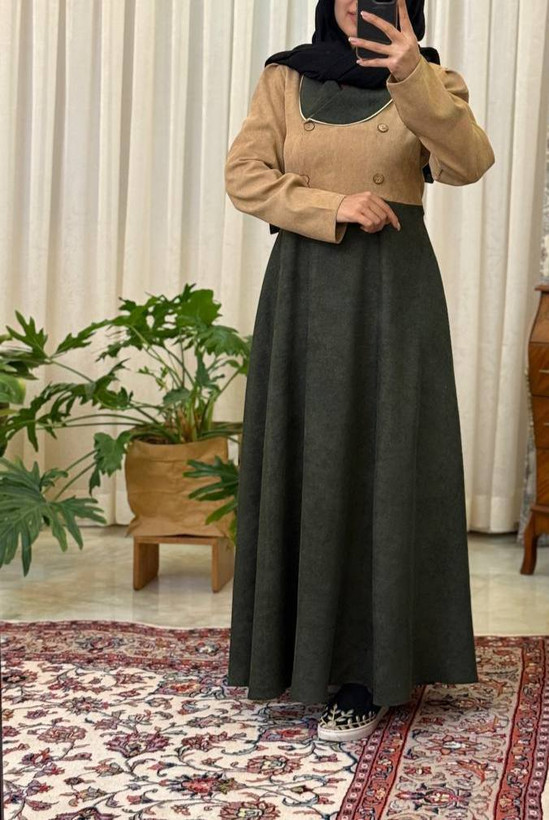 لباس بلند پاییزه زنانه