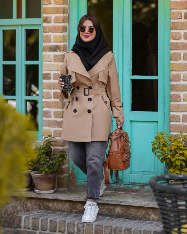 مانتو دانشجویی دخترانه