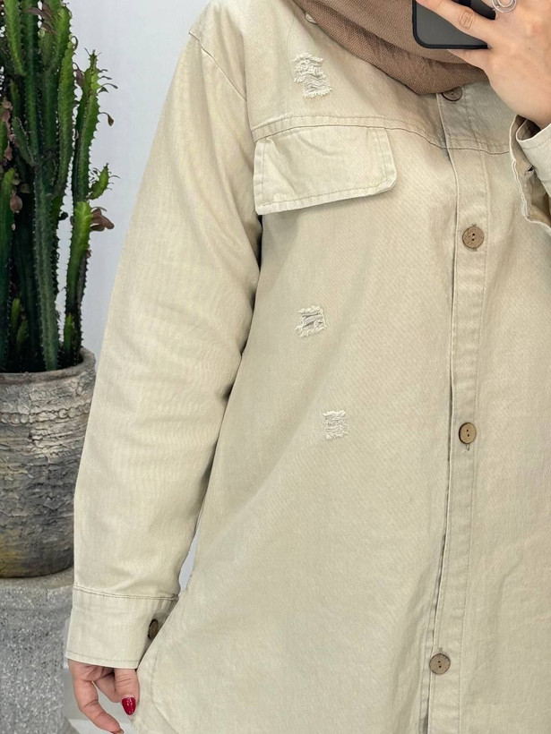 سفارش انواع مانتو جین زنانه