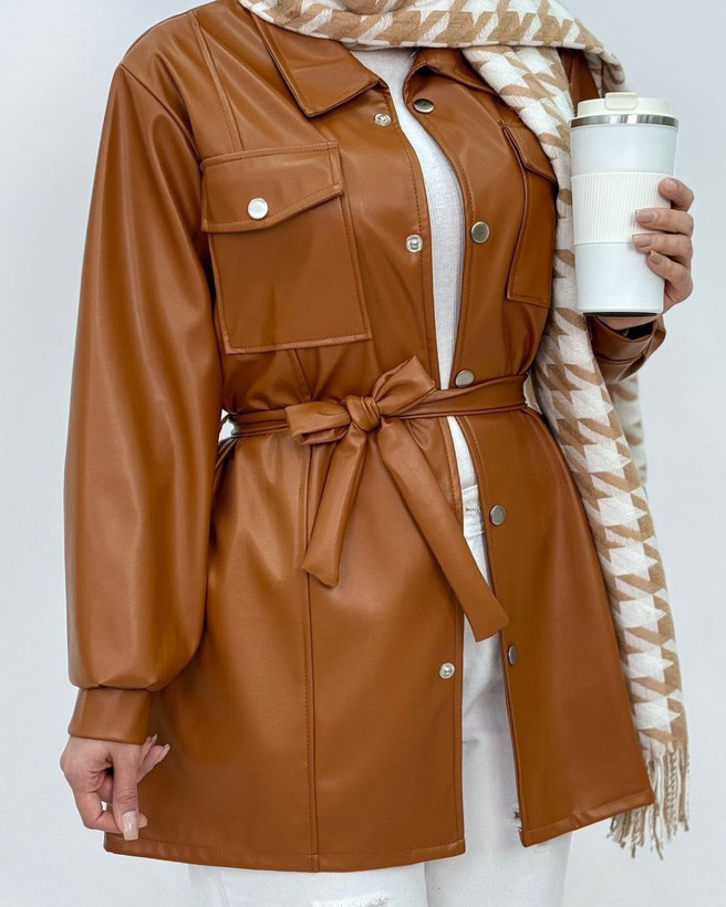 پالتو چرم زنانه