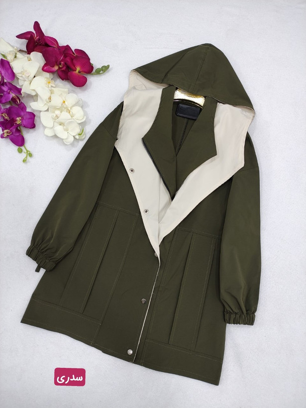 سفارش انلاین مانتو بارونی زنانه جنس تی سی