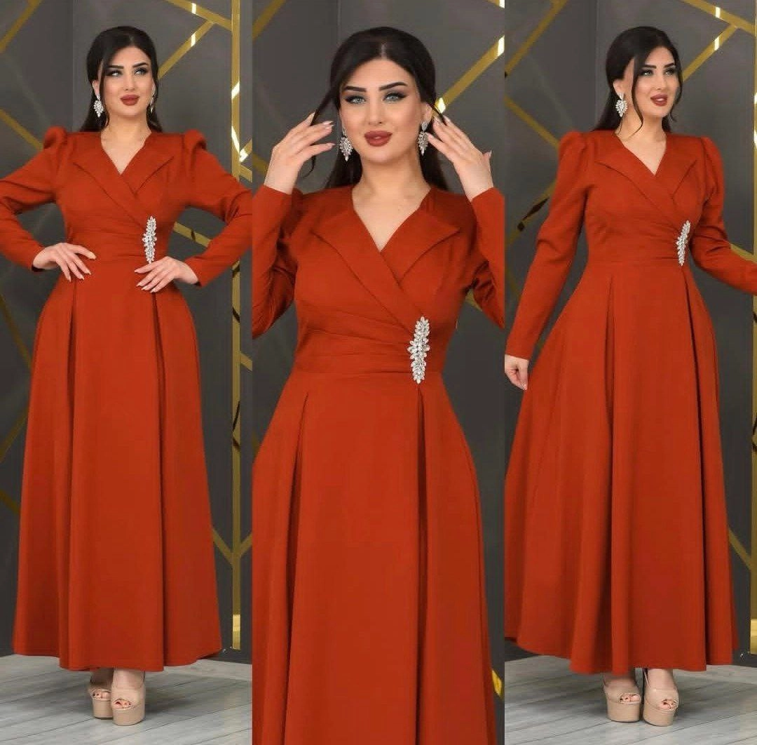 پیراهن بلند زنانه جنس مازراتی