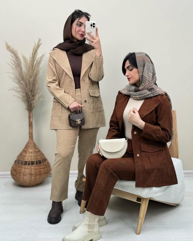 مانتو شلوار ست زنانه