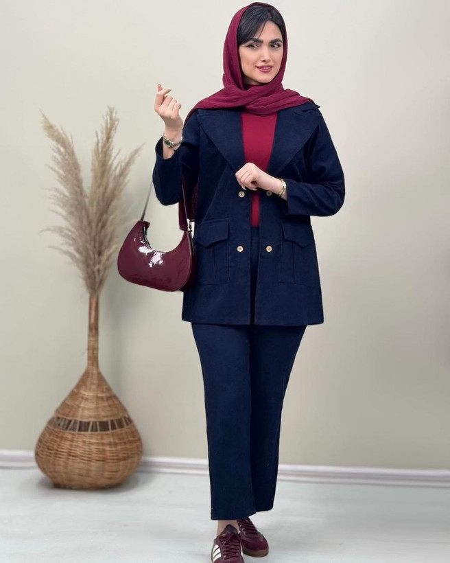 خرید و قیمت مانتو شلوار پاییزه زنانه