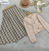 دامن چهارخونه دخترانه