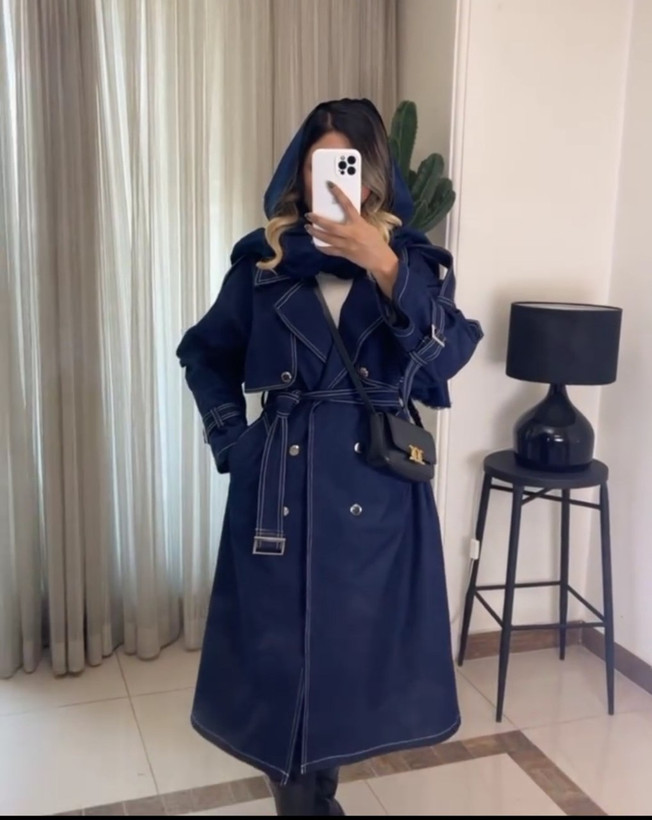 مانتو شلوار جین زنانه