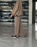 مانتو شلوار بافت دخترانه