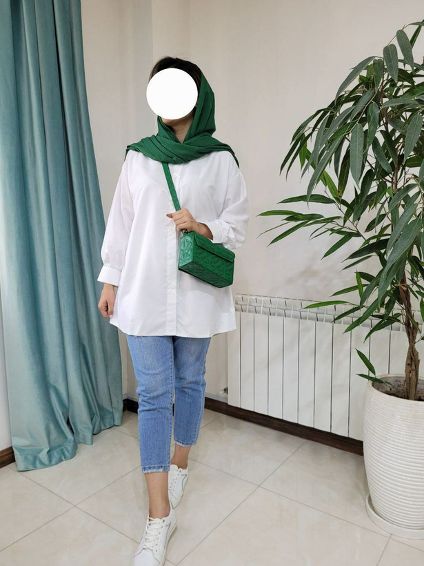 شومیزبلند سفید زنانه