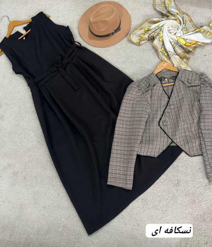 کت سارافون زنانه چهارخونه