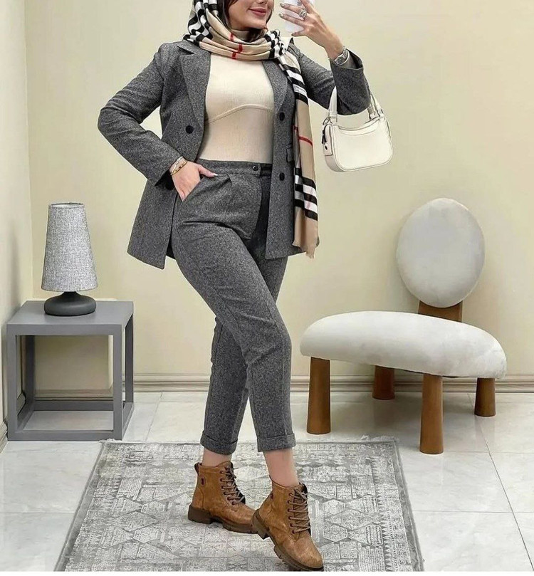 کت شلوار پاییزه زنانه