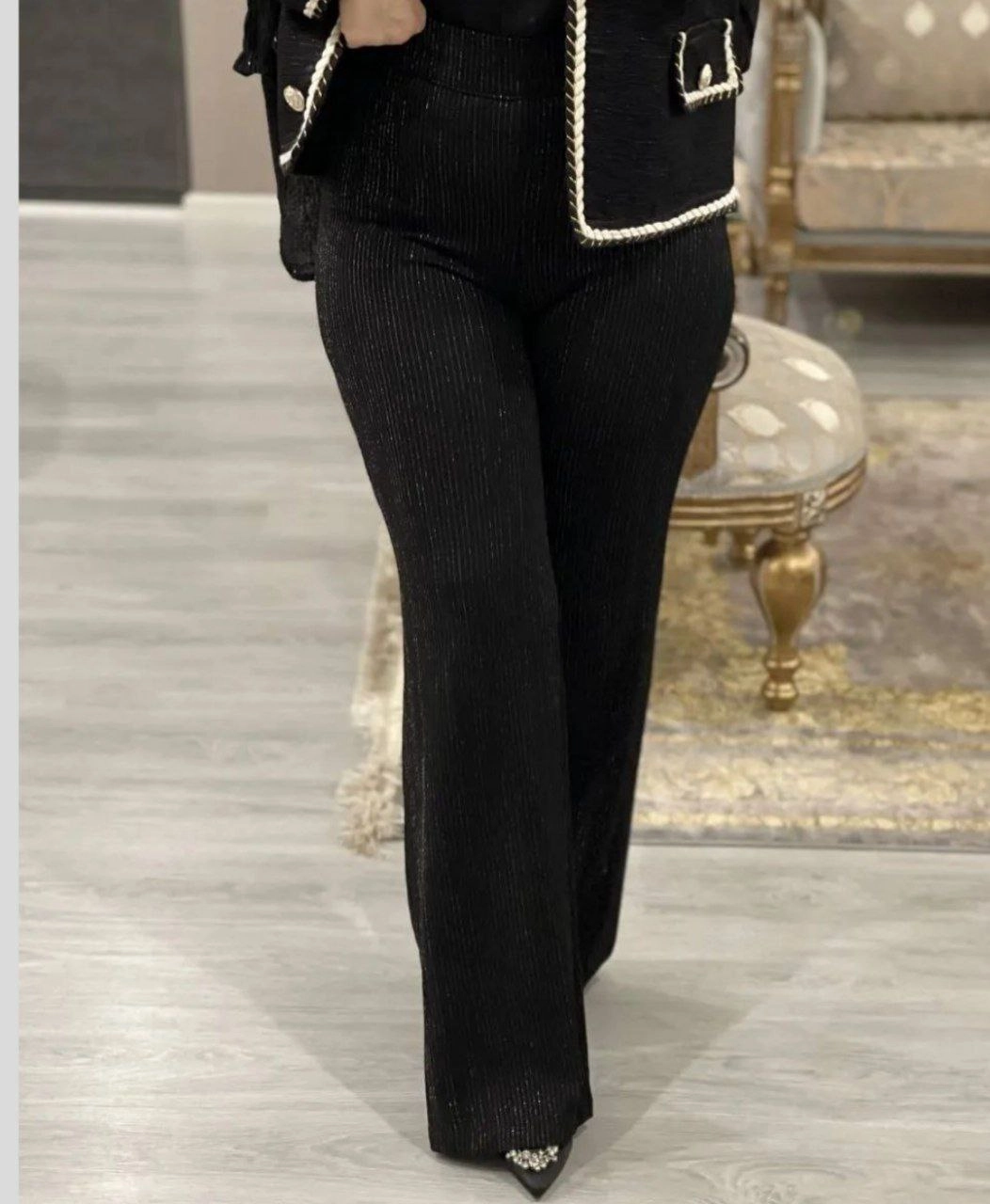 شلوار زنانه  لمه رنگ