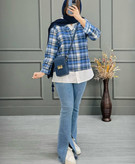 شومیز مانتویی زنانه