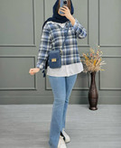 خرید وقیمت شومیز چهار خونه